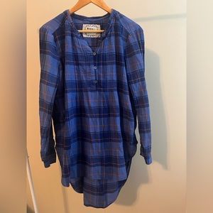 Anthropologie Holding Horses plaid tunic